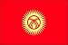 3 x 5 Feet Kyrgyzstan Poly - indoor International Flag Made in US.