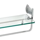 BOLTONSolidBrassGlassShelfwithBar