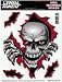 PEEK A BOO SKULL 6X8 - Lethal Threat Decals -