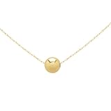 Duragold 14k Yellow Gold Bead Pendant Necklace (8mm), 18"