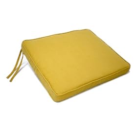 Chair Seat Cushion, Gold