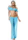 Sexy 3PC Arabian Princess Belly Dancer Halloween Costume