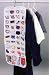 Jewelry : Hanging Jewelry Crafts Organizer 80 Pocket Vinyl in White (18x35) by Whitney Design