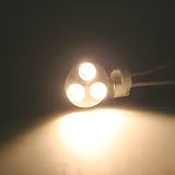 Mini Disc Type Side Pin G4 Base 3 SMD 3535 LED 12 Volt Ac Dc Warm White,By Ledwholesalers 1125aww
