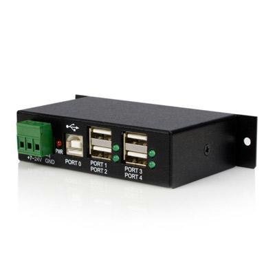 New Startechcom 4-Port Usb 2.0 Hub External Hot-Swappable 480 Mbps Black Support Mac Pc