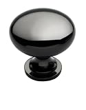 Amerock Designer Import 1 1/4" Cabinet Knob Black Nickel
