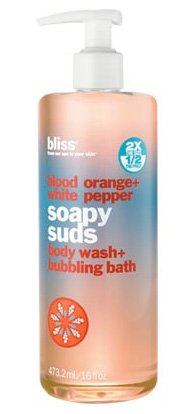 Bliss Pepper Soapy Suds, Blood Orange and White, 16.0 Fluid Ounce