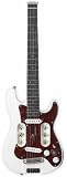Traveler EG-2 Guitar, White w/Deluxe Gig Bag