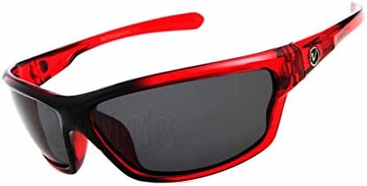 Nitrogen Polarized Sunglasses Mens Sport Running Fishing Golfing Driving Glasses-Red