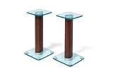Techlink AVATAR TLSA1DW Speaker Stands Dark Wood Pair - Max Weight 30Kg