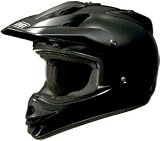 SHOEI VFX-DT VFXDT MOTORCYCLE HELMETS SOLID BLACK SIZE:LRG