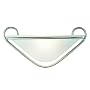Dimensions Collection 13 3/8" Wide Brushed Steel Wall Sconce