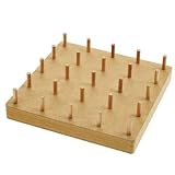 Geobrett Bausatz und Lernspielzeug K98233 von Kingdiscount - Elektrobausatz, Holzbausatz, Metallbausatz für Kinder und Jugendliche