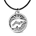 Roderick Tenorio Sterling Silver Healing Spirit Bear Pendant on Leather Cord picture