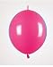 Mayflower Balloons 29989 6 Inch Link-O-Loon Deluxe Fuchsia Pack Of 100