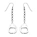 Spikes 316L Stainless Steel Dangling Handcuff Earrings
