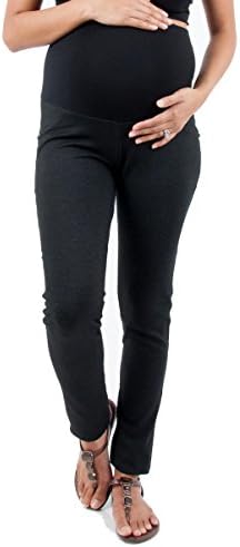 Emma's Mode Ponte Stretch Maternity Pants SS-PON3MAT-L