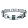 Stainless Steel Polished Bracelet- 8.5'' long