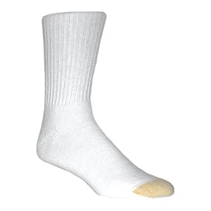 Gold Toe� Cotton Crew Athletic 6 Pack Extended Size Socks