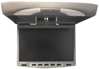 13" Flip Down Swivel LCD Screen with Built-in DVD MP3 USB SD Card Input Gray