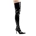 Funtasma by Pleaser Women's Lust-3000 Boot,Black Str Patent,7 M