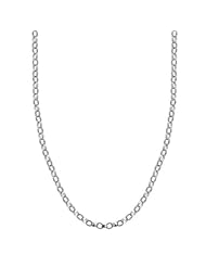 Tivolia Collection 14K White Gold Rollo Chain, 16 Inch