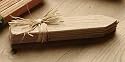 Wooden Plant Labels, Oak - 20cm Set of 5, Ideal Gardening Gift