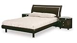 King Global Furniture USA Emily Wood Sleigh Bed 5 Piece Bedroom Set in Weng ....