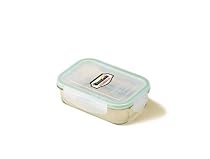 Kinetic Glasslock 14 Ounce Rectangular Glass Food Storage Container With Locking Lid