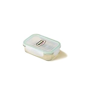 Kinetic Glasslock 14 Ounce Rectangular Glass Food Storage Container With Locking Lid