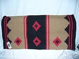 MAYATEX SADDLE BLANKET PAD RED BLACK BEIGE HORSE TACK