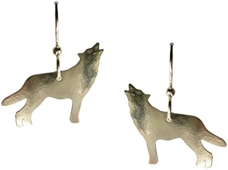 Joseph Brinton Designs Made Silvery Wolf Earrings 6964-S
