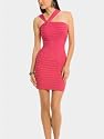 GUESS by Marciano Asymmetrical Tube Silk Rib Sweater Dress