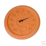 12 Terracotta Sun Garden Thermometer