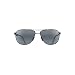Maui Jim Castles 728-2M | Polarized Matte Black Aviator Frame Sunglasses, Neutral Grey Lenses, with Patented PolarizedPlus2 Lens Technology