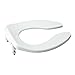 Read Kohler K-4666-SA-0 Lustra Toilet Seat with Self-Sustaining Check Hinge and Antimicrobial Agent, White Details Kohler K-4666-SA-0 Lustra Toilet Seat with Self-Sustaining Check Hinge and Antimicrobial Agent, White