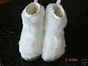 New Baby GAP Girls Toddler White Faux Fur Snow Boots