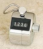 Hand Tally Counter - Chrome