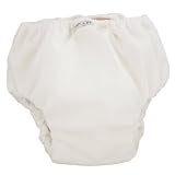 Popolini Trainers, Bravo-wei�, wasserdichte Unterhose zur Sauberkeitserziehung, mit Bio-Baumwolle, verschiedene Gr��en