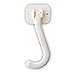 Gadjit Banana Hook Hanger - Ripen Naturally with Under Cabinet Banana Hanger/Holder. Self-Stick and Adheres (White)
