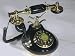 Golden Eagle Porcelain Phone Black