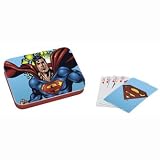 Superman Two-Deck Playing Cards Set with Collectible Tin