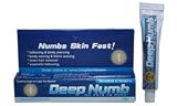 NUMBING CREAM 10gram, Deep Numb brand, Plus FREE pack of Brand Name Rolling papers, Tattoos, body piercing, body waxing, bikini waxing, laser hair removal.