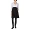 Moody Mama Maternity 2 Tone V-Neck Dress with Pockets - Black/White