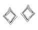 Diamond Earrings in 14kt White Gold