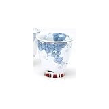 手描ぶどう 水切りコップ(赤) 【湯呑 波佐見】 【3個組】