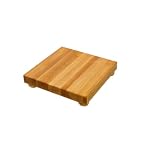 John Boos 12 by 12 by 1-1 2-Inch Maple Cutting Board with Feet by John Boos