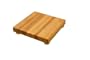 John Boos 12-Inch Square Maple Cutting Board with Feet