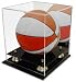 Collectible Deluxe Acrylic NBA - NCAA Mini Basketball Display Case - With Mirror