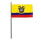 Ecuador Flag 4 x 6 inch